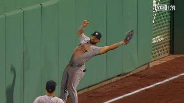 Dominguez stretches out to make the grab
