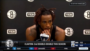 Nic Claxton talks about his performance in Brooklyn's win