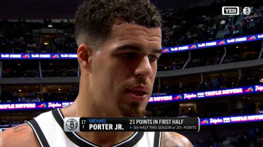 Michael Porter Jr. on his 21-point first half