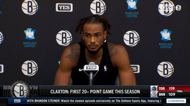 Nic Claxton on Nets' loss against Raptors