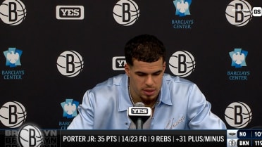 Michael Porter Jr. on getting comfortable after 35-point performance