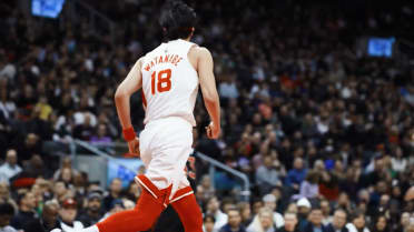 Yuta Watanabe arrives in Brooklyn