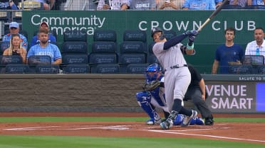 Aaron Judge opens the scoring with a two-run homer