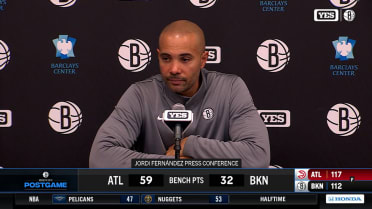 Jordi Fernández on the Nets' defensive effort vs. Atlanta