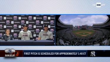 Sarah Langs HOPE Week presser at Yankee Stadium