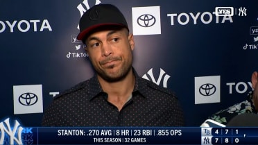 Giancarlo Stanton on the team's deadline acquisitions