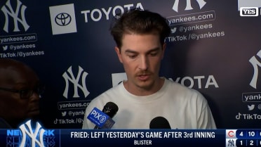 Max Fried offers an update on his blister