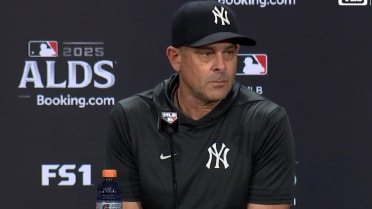 Aaron Boone talks Yankees' lineup in Game 3 of ALDS