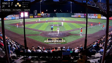 Carter Geffre hits first homer