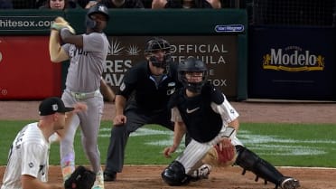 Jazz Chisholm Jr. drills an RBI double in the 11th inning