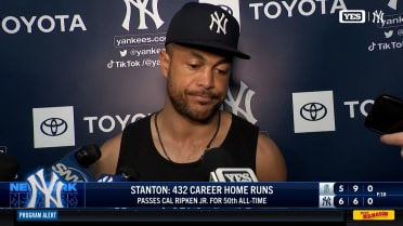 Giancarlo Stanton discusses thrilling 6-5 win over Mariners