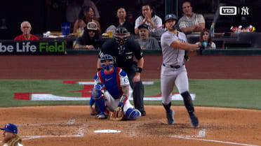 Giancarlo Stanton launches a two-run homer