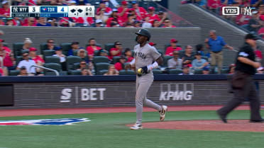 Jazz Chisholm Jr. scores on an error
