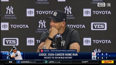 Aaron Boone discusses the Yankees' loss 