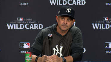 Aaron Boone on what to expect in Game 2 of AL Wild Card