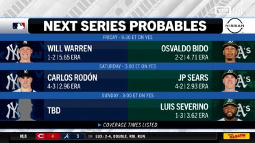 The YES crew previews Yankees-A's series