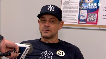 Aaron Boone after the Yankees' loss to the Twins