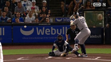 Aaron Judge opens the scoring with solo homer to center