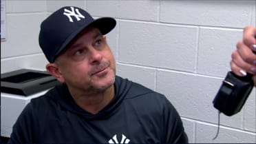 Aaron Boone breaks down Yanks' loss to Rockies