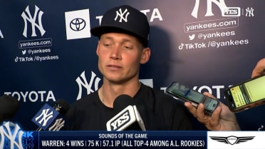 Will Warren on his start against the Red Sox