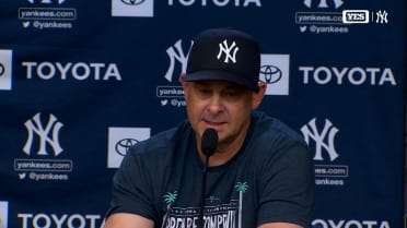 Aaron Boone talks about Clarke Schmidt's injury