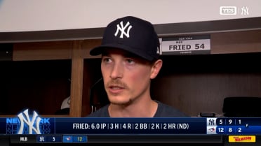 Max Fried discusses his outing in 12-5 loss to Jays