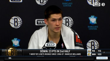 Egor Dёmin on his impressive performance vs. 76ers