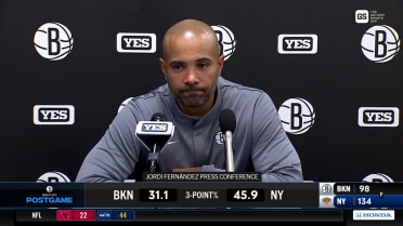 Jordi Fernández breaks down the Nets' loss to the Knicks