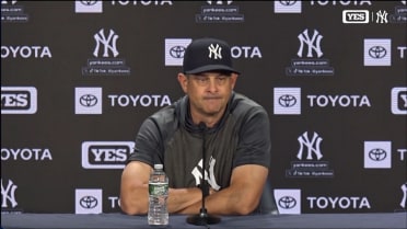Aaron Boone on Cal Raleigh’s season, Jazz Chisholm Jr.'s move to second