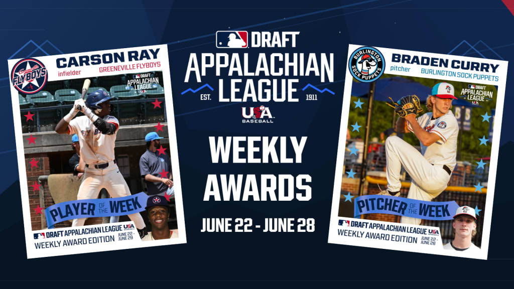 Ray, Curry earn Appalachian League weekly honors