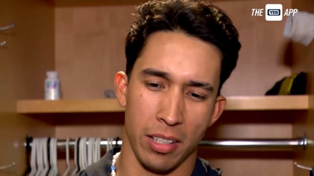 Oswaldo Cabrera on hitting from the left side 09/17/2023 YES Network