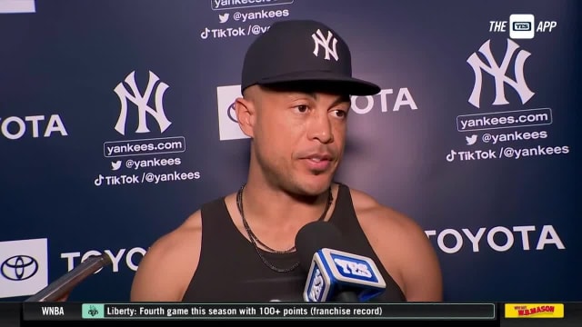 Giancarlo Stanton discusses 8-5 win over Royals | 07/23/2023 | YES Network