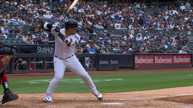 YES Network on X: Gleyber Torres is batting .500 and the Yankees