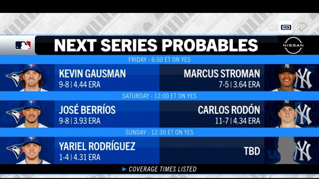 Bob Lorenz and Jack Curry look ahead to the Blue Jays series | 07/31