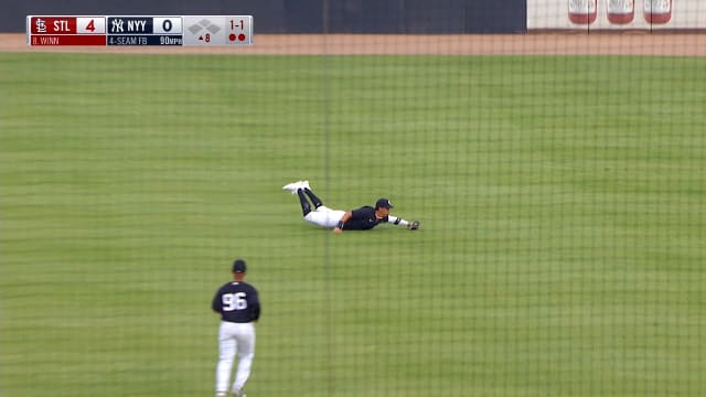 Yankees' Oswaldo Cabrera makes another stellar catch