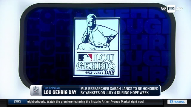 Full Sarah Langs New York Yankees Hope Week press conference 