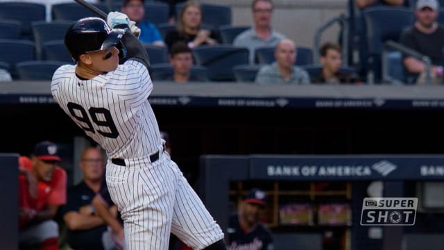 Aaron Judge smokes his first homer of the night | 08/24/2023 | YES Network