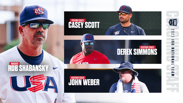 USA Baseball Reveals 2023 15U National Team Coaching Staff