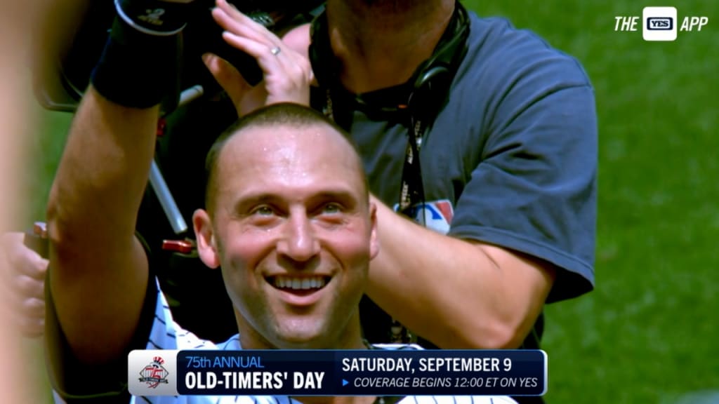 Yankees Core Four introduced on Old Timers' Day, 09/09/2023