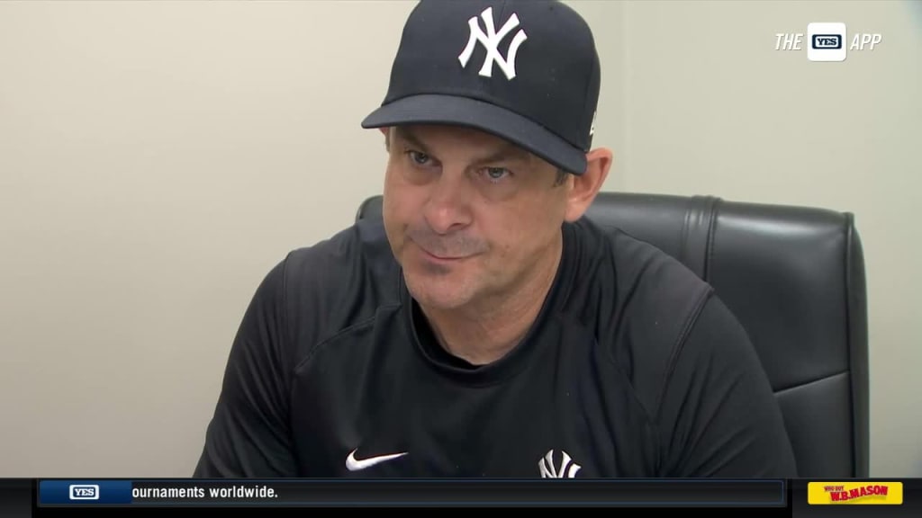 Scuffling our a***s off': Aaron Boone goes nuclear after