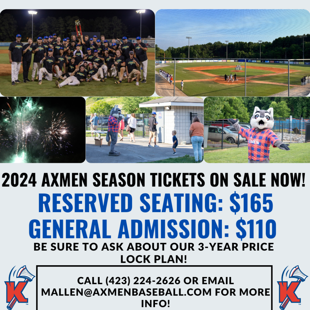 Kingsport Axmen Season Tickets Kingsport Axmen