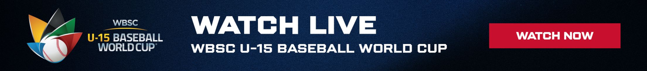 Watch U-15 Baseball World Cup Live